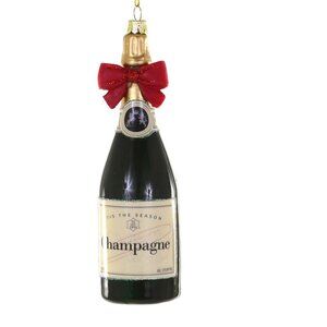 Cody Foster Champagne Bottle Ornament